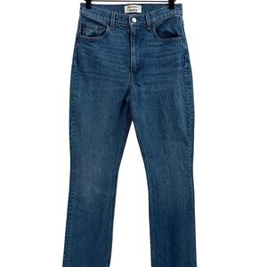 Reformation Indigo Straight Leg Jeans